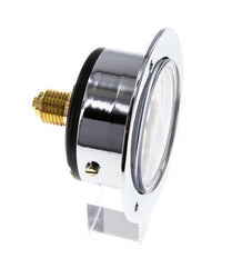 0..16 Bar (0..232 psi) Panel Mount Pressure Gauge Steel/Brass 50 mm Class 2.5 (Front Panel)