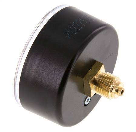 0..16 Bar (0..232 psi) Pressure Gauge Rear Plastic/Brass 63 mm Class 2.5