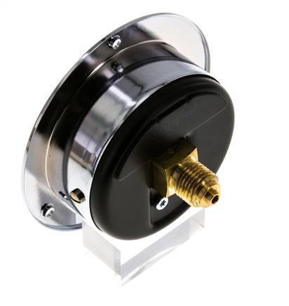 0..16 Bar (0..232 psi) Panel Mount Pressure Gauge Steel/Brass 63 mm Class 2.5 (Front Panel)