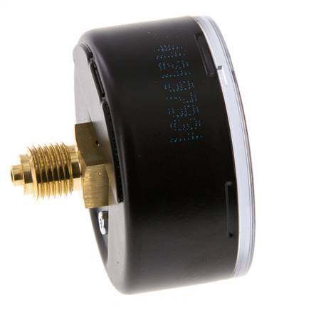0..16 Bar (0..232 psi) Pressure Gauge Rear Steel/Brass 63 mm Class 1.6