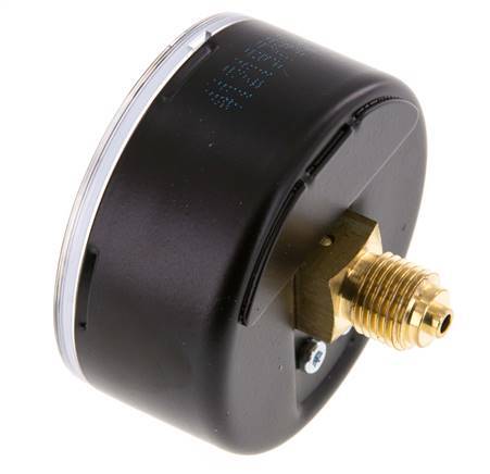 0..16 Bar (0..232 psi) Pressure Gauge Rear Steel/Brass 63 mm Class 1.6