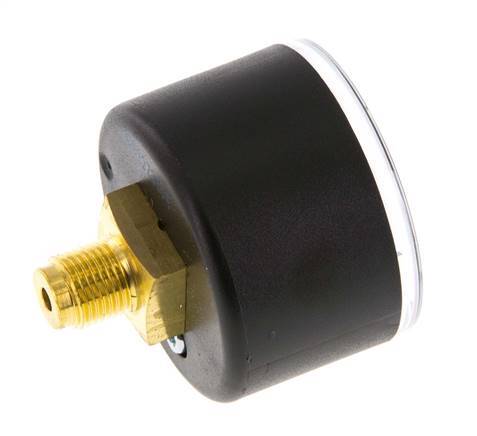 0.1.6 Bar (0..23 psi) Manómetro Plástico trasero / latón 40 mm Clase 2.5