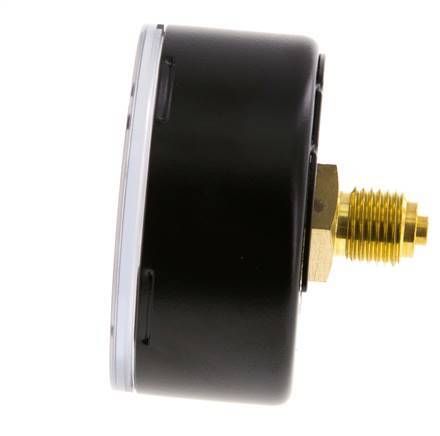 0..250 Bar (0..3626 psi) Pressure Gauge Rear Steel/Brass 63 mm Class 1.6
