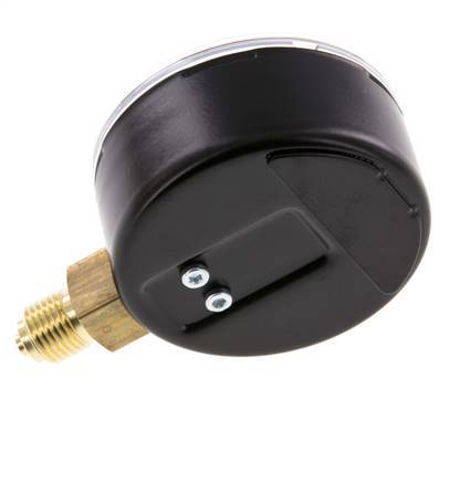 Manómetro de presión por debajo de latón 63 mm Clase 1.6