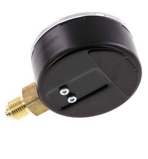 Manómetro de presión por debajo de latón 63 mm Clase 1.6