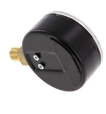 Manómetro de presión por debajo de latón 63 mm Clase 1.6