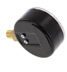 Manómetro de presión por debajo de latón 63 mm Clase 1.6