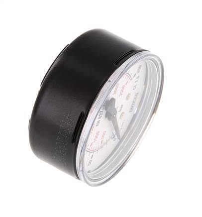 Manómetro de presión por debajo de latón 63 mm Clase 1.6