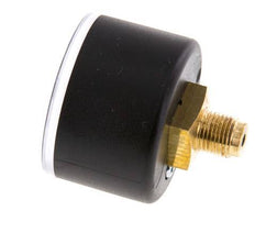 0..25 Bar (0..363 psi) Manómetro Plástico trasero / latón 40 mm Clase 2.5