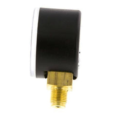0..25 Bar (0..363 psi) Manómetro por debajo de plástico / latón 40 mm Clase 2.5