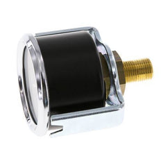 0..25 Bar (0..363 psi) Panel Mount Pressure Gauge Steel/Brass 40 mm Class 2.5 (Bracket)