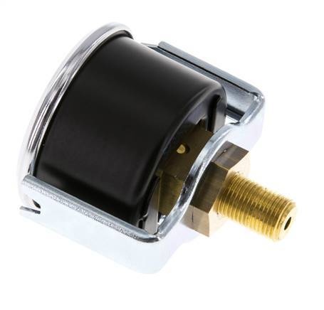 0..25 Bar (0..363 psi) Panel Mount Pressure Gauge Steel/Brass 40 mm Class 2.5 (Bracket)