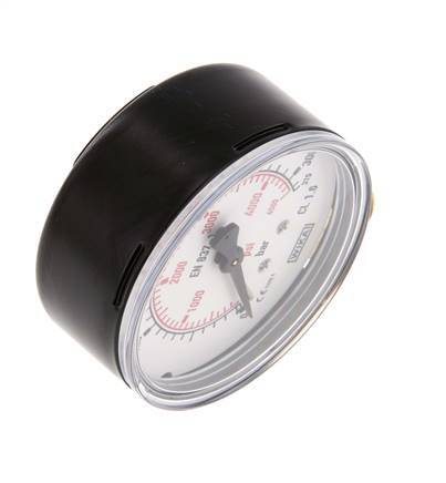 Manómetro de presión por debajo de latón 63 mm Clase 1.6