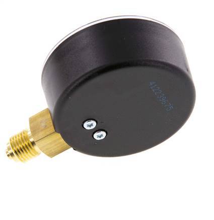 Manómetro de presión por debajo de latón 63 mm Clase 2.5