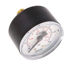 0..60 Bar (0..870 psi) Manómetro Plástico trasero / latón 50 mm Clase 2.5
