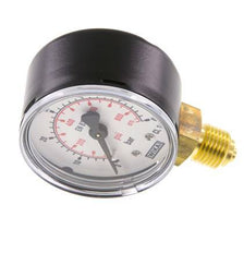 0..60 Bar (0..870 psi) Manómetro por debajo de acero / latón 50 mm Clase 1.6