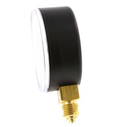 Manómetro de presión bajo plástico / latón 63 mm Clase 2.5
