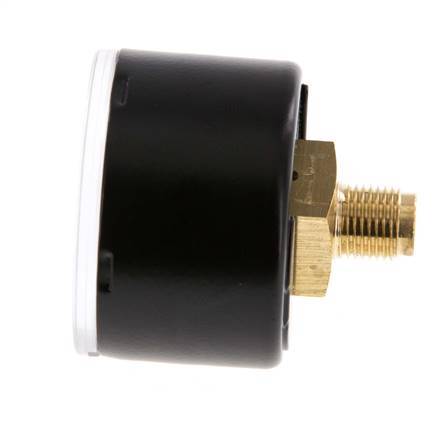 0.6 Bar (0..87 psi) Manómetro Acero trasero / latón 40 mm Clase 1.6