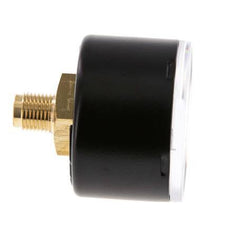 0.6 Bar (0..87 psi) Manómetro Acero trasero / latón 40 mm Clase 1.6