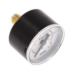 0.6 Bar (0..87 psi) Manómetro Acero trasero / latón 40 mm Clase 1.6