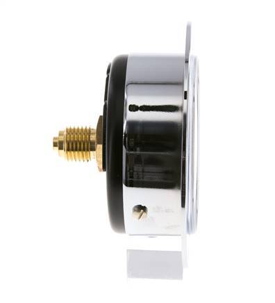 0..6 Bar (0..87 psi) Panel Mount Pressure Gauge Steel/Brass 63 mm Class 2.5 (Front Panel)