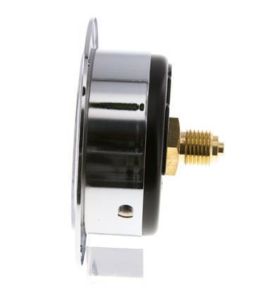 0..6 Bar (0..87 psi) Panel Mount Pressure Gauge Steel/Brass 63 mm Class 2.5 (Front Panel)