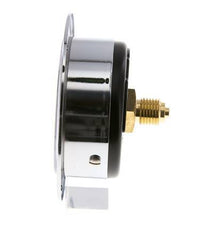 0..6 Bar (0..87 psi) Panel Mount Pressure Gauge Steel/Brass 63 mm Class 2.5 (Front Panel)