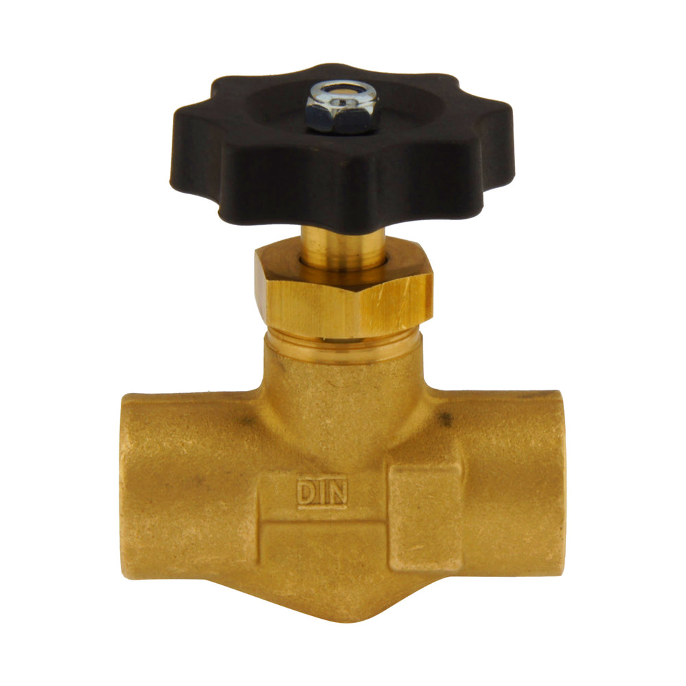 G1-1/2'' Válvula de aguja de latón PTFE 100 bar - NLB