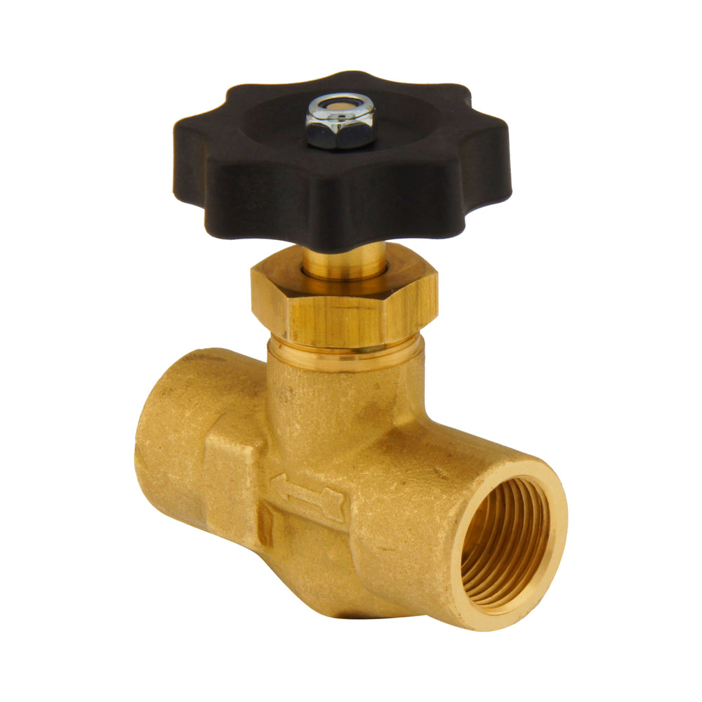 G1-1/2'' Válvula de aguja de latón PTFE 100 bar - NLB