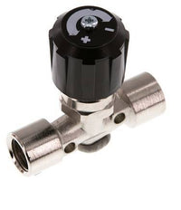 G1/4'' Válvula de aguja de latón niquelado NBR 18 bar - NLBN