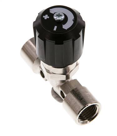 G1/4'' Válvula de aguja de latón niquelado NBR 18 bar - NLBN