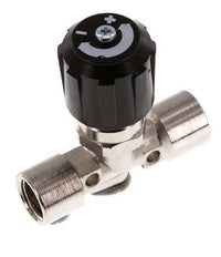G1/4'' Válvula de aguja de latón niquelado NBR 18 bar - NLBN