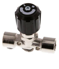 G1/4'' Válvula de aguja de latón niquelado NBR 18 bar - NLBN