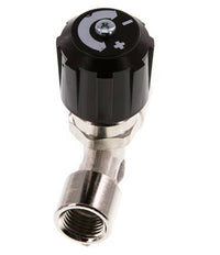 G1/4'' Válvula de aguja de latón niquelado NBR 18 bar - NLBN