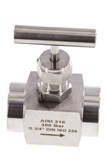 G3/4'' Acero inoxidable Válvula de aguja PTFE 300 bar - NLS