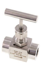 G3/8'' Válvula de aguja de acero inoxidable PTFE 300 bar - NLS