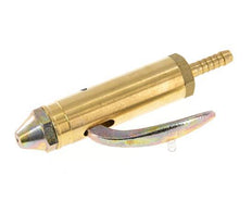 Grifo de soplado de latón con conexión de manguera de 6 mm