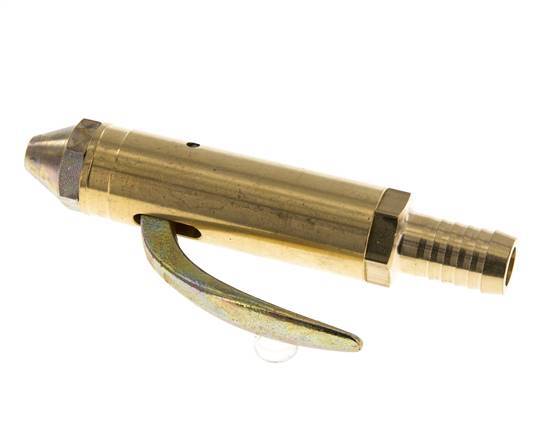 Grifo de soplado de latón con conexión para manguera de 13 mm