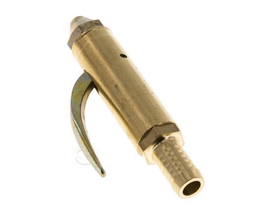 Grifo de soplado de latón con conexión para manguera de 13 mm