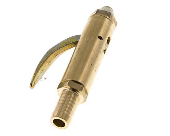 Grifo de soplado de latón con conexión para manguera de 13 mm