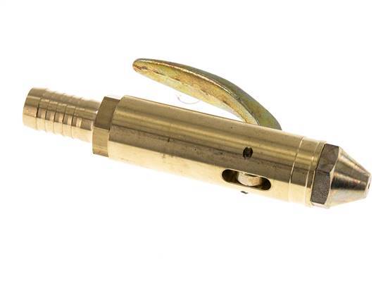 Grifo de soplado de latón con conexión para manguera de 13 mm
