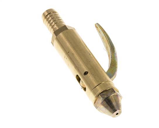 Grifo de soplado de latón con conexión para manguera de 13 mm