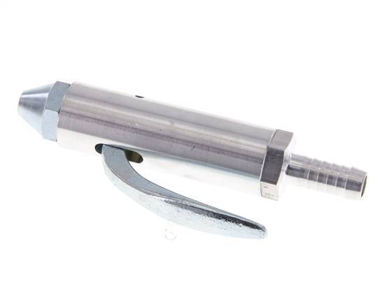 Grifo de aluminio con conexión para manguera de 9 mm