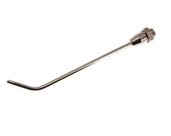 Tubo de extensión doblado 160 mm para pistola de soplado
