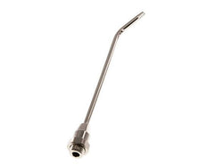 Tubo de extensión doblado 160 mm para pistola de soplado