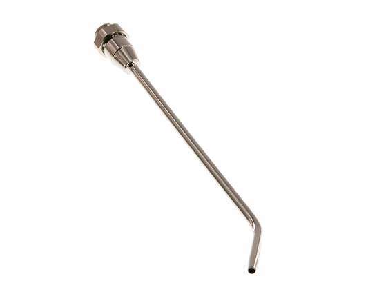 Tubo de extensión doblado 160 mm para pistola de soplado