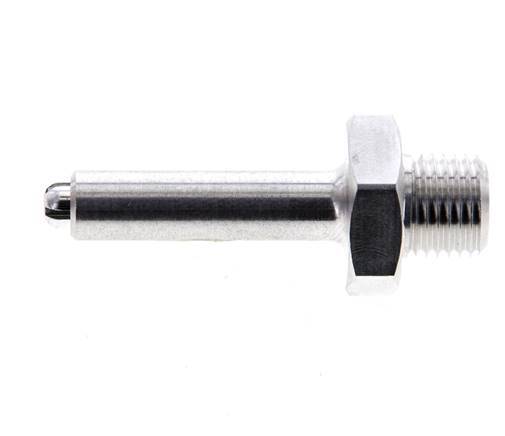 Boquilla redonda Softy para pistola de soplado M 12x1,25 Aluminio