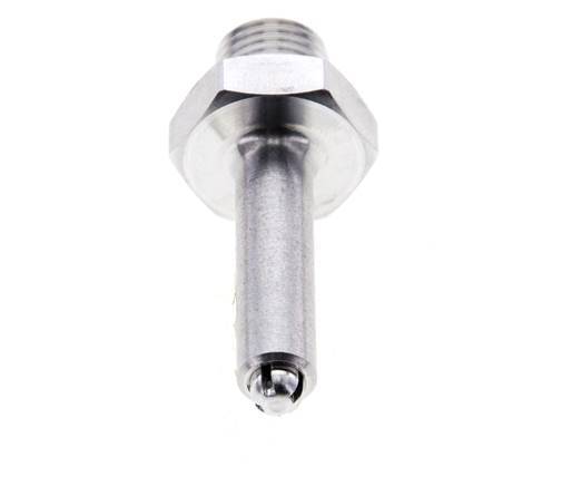 Boquilla redonda Softy para pistola de soplado M 12x1,25 Aluminio