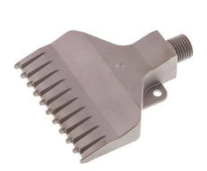 Boquilla de abanico multicanal 70mm G 1/4" Acero inoxidable 1.4404