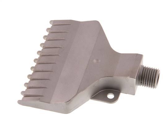 Boquilla de abanico multicanal 70mm G 1/4" Acero inoxidable 1.4404